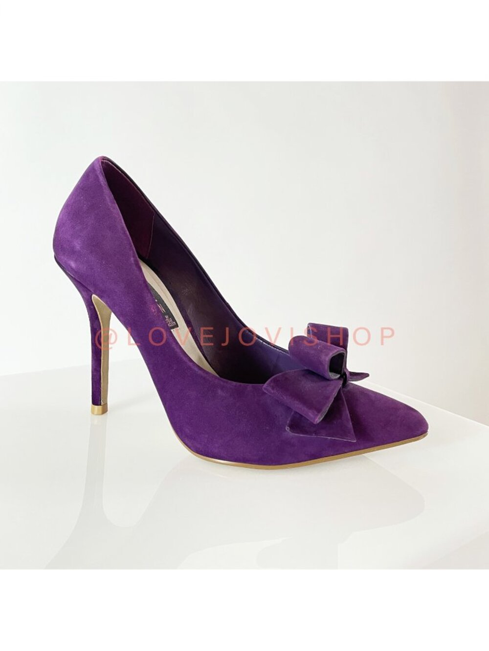Maximalist | Steve Madden Suede Pumps | Purple Violet Structural Bows | Coquette